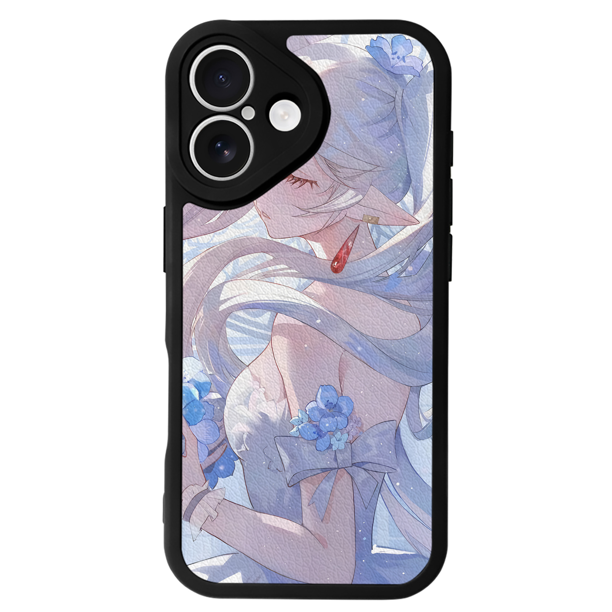 （画像用） 葬送のフリーレン Frieren 【iPhone 16シリーズ対応】シリコンスマホケース（レザー調） 材質：シリコン